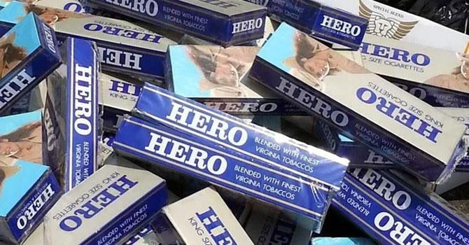 80-90% thuốc lá lậu tại Việt Nam mang nhãn hiệu JET và HERO của Sumatrra.