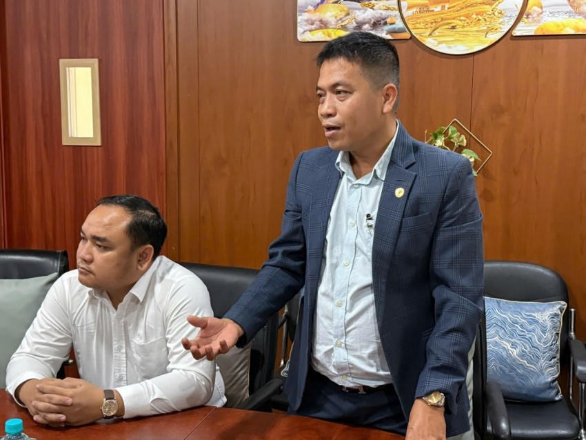 Ông Trần Văn Quy - Trưởng đoàn nêu các nguyên tắc kiểm định