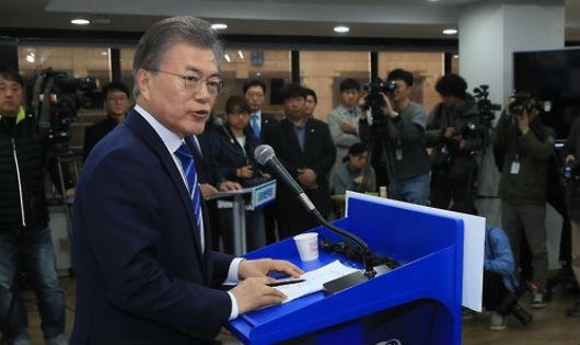 Ông Moon Jae-in – người nhiều khả năng sẽ trở thành Tổng thống Hàn Quốc