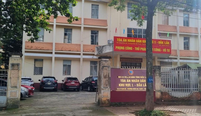 Trụ sở TAND khu vực 1, tỉnh Đắk Lắk