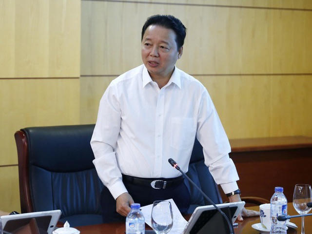 Bộ trưởng Bộ Tài nguyên và Môi trường Trần Hồng Hà.