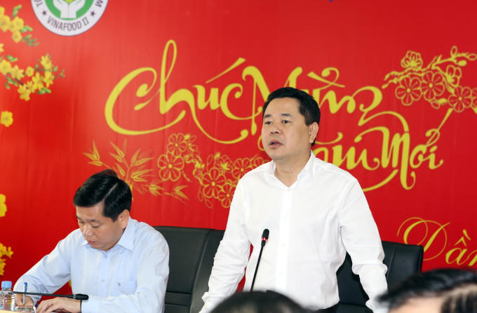 Phó Chủ tịch Ủy ban Quản lý vốn nhà nước tại doanh nghiệp Nguyễn Ngọc Cảnh phát biểu chỉ đạo tại buổi làm việc.