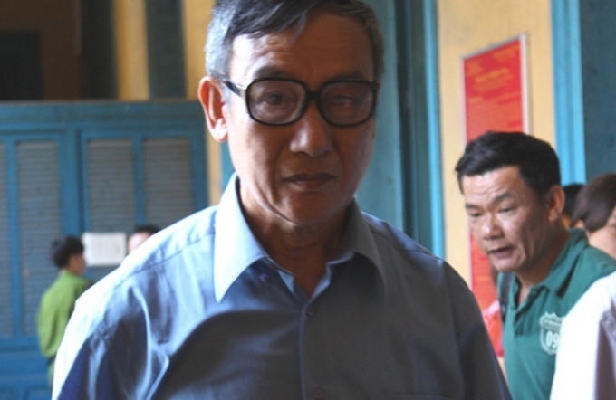 Bị cáo Đồng tại tòa cấp cao.