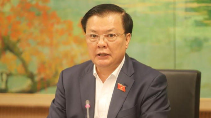 Đại biểu Quốc hội Đinh Tiến Dũng (Bí thư Thành ủy Hà Nội).