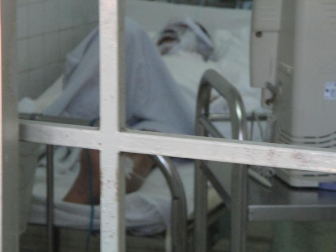 Ông N. đang điều trị tại bệnh viện