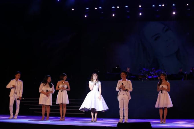 Đêm nhạc mừng sinh nhật lần thứ 35 của nữ ca sĩ Mỹ Tâm đã để lại nhiều ấn tượng khó quên