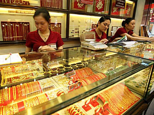 Giá vàng ngày vía Thần Tài 10/1. Ảnh: Internet.