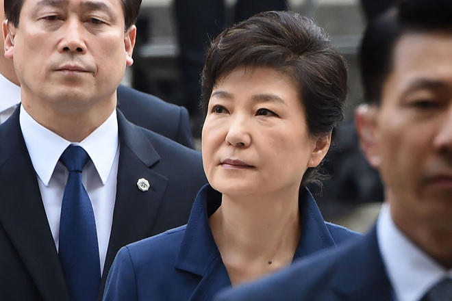 Bà Park Geun Hye có nguy cơ đối mặt án 30 năm tù. (Ảnh: AFP)