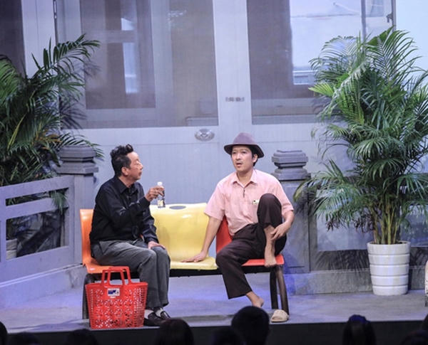 Trường Giang và Khánh Nam kết hợp ăn ý. Ảnh: Internet