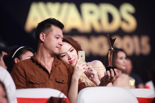 Đan Lê tình cảm bên chồng mới là đạo diễn Khải Anh. Ảnh: internet.