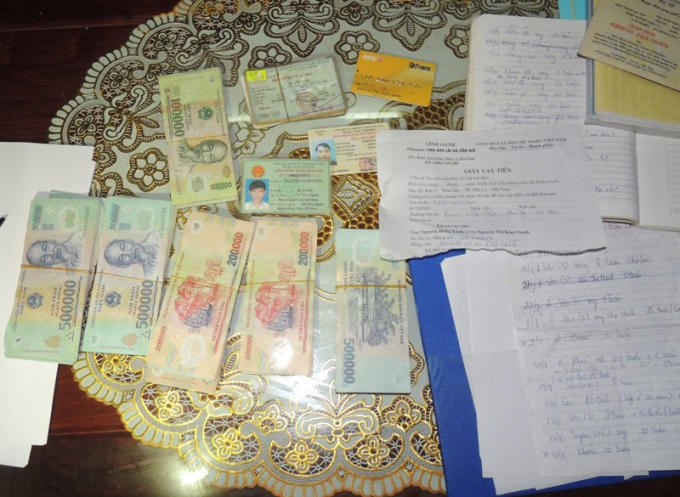 Một số vật chứng của vụ án. (Ảnh: Công an Hà Nam).