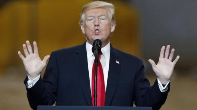 Tổng thống Mỹ Donald Trump. Ảnh: EPA