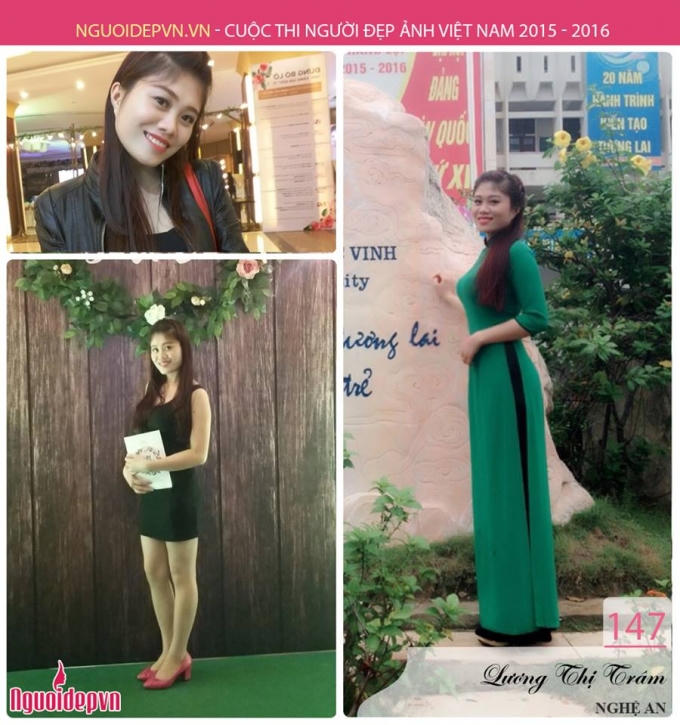 Thí sinh Lương Thị Trâm, SBD 147, Nghệ An
