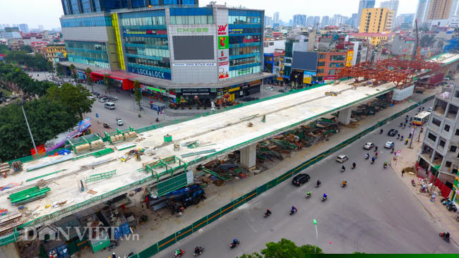 toan canh tuyen duong 9.400 ty o ha noi sau gan 2 nam thi cong hinh anh 5