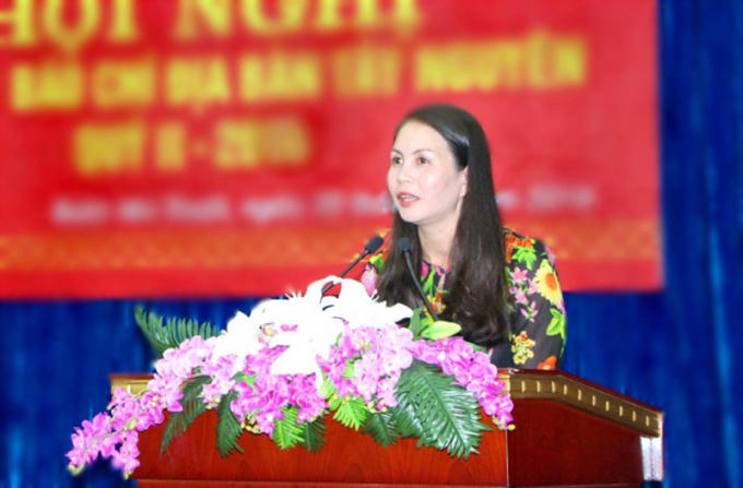 PGĐ Sở VHTT&amp;amp;DL Lâm Đồng Nguyễn Thị Bích Ngọc.