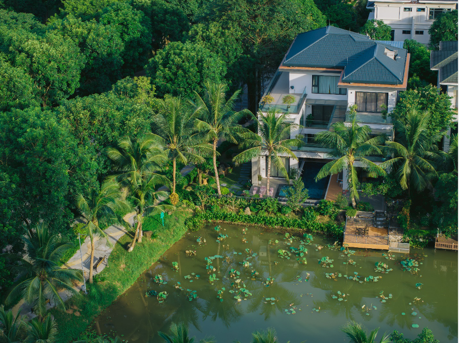 Một góc biệt thự đảo Ecopark Hưng Yên
