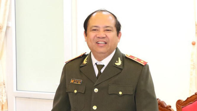 Trung tướng Bùi Xuân Sơn, nguyên Ủy viên Ban Thường vụ Đảng ủy, nguyên Phó tổng cục trưởng Tổng cục 4. ẢNH CONGANHATINH.GOV.VN