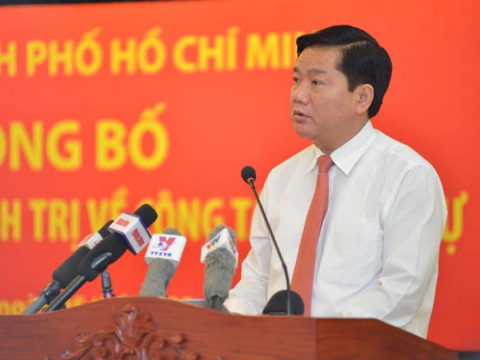 Tân Bí thư Thành ủy TP.HCM Đinh La Thăng.