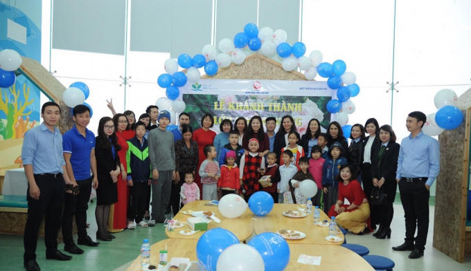 Các đại biểu tham dự Lễ khánh thành Lớp học Hy Vọng