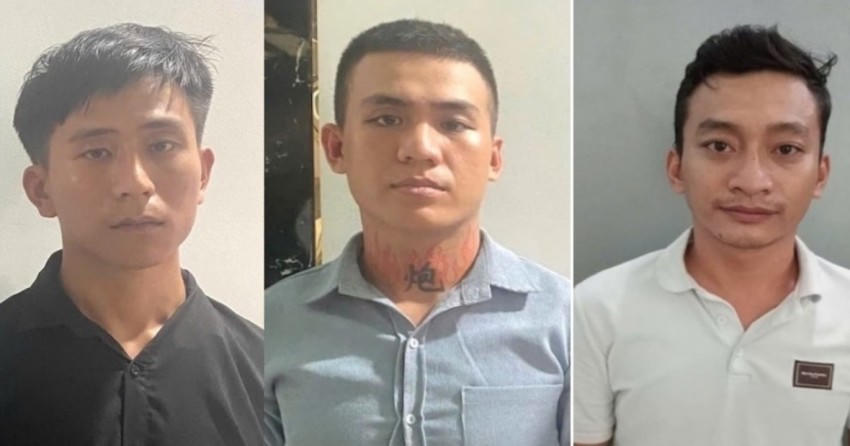 Các nghi phạm bị bắt giữ