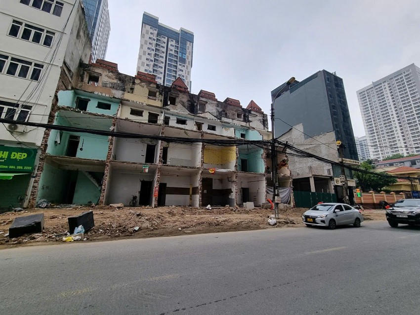 Nhiều công trình vẫn đang bị bỏ không chưa hoàn thiện lại sau GPMB.