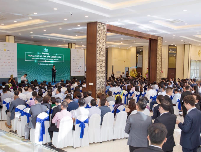 Buổi họp mặt giữa Tập đoàn Novaland và các đối tác.