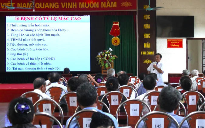 Bác sĩ Trần Thế Thao tư vấn về các bệnh thường gặp ở NCT và cách chăm sóc sức khỏe phòng chống bệnh tật