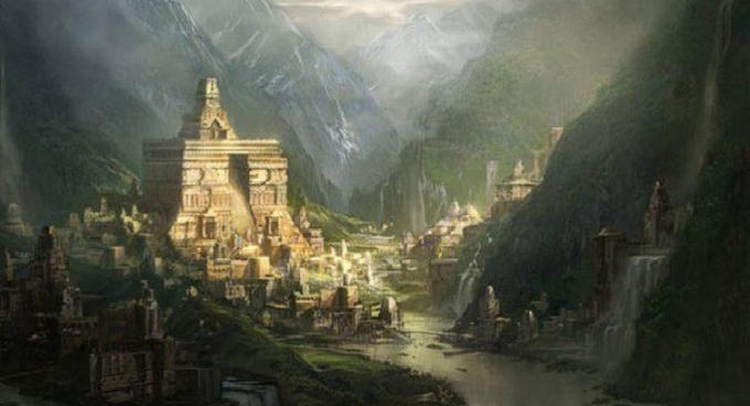 Vương quốc Shambhala bí ẩn nằm trong lòng đất.