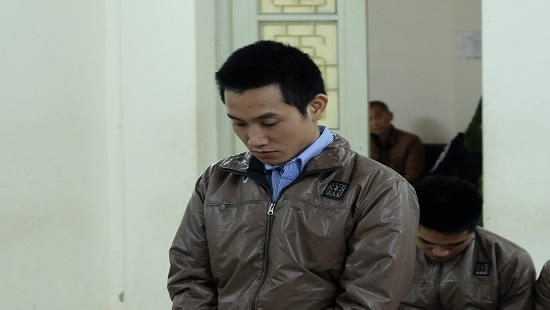 Bị cáo Hiến tại phiên tòa xét xử. (Ảnh: báo Công lý)
