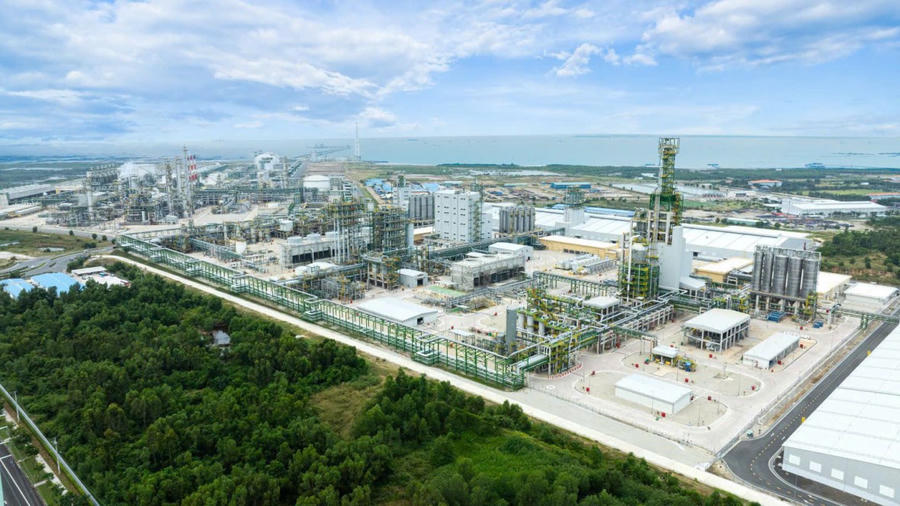 Tổ hợp Hóa dầu Long Sơn tại xã Long Sơn, TP Vũng Tàu, tỉnh BRVT. (Hình: LSP)