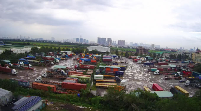 Hàng loạt bái xe có dấu hiệu hoạt động không phép trên địa bàn KCN Cát Lái 2.