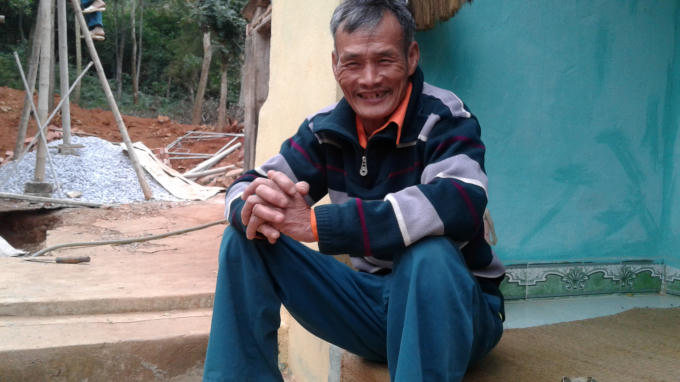 Ông Hoàng Văn Sáu, người được người dân cho là hậu duệ của gia đình đã sinh được 9 người con trai. Ảnh: Nguyệt Chi