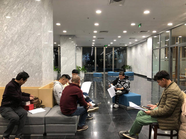 Trong buổi tập đầu chưa có sự xuất hiện của nghệ sĩ Chí Trung.