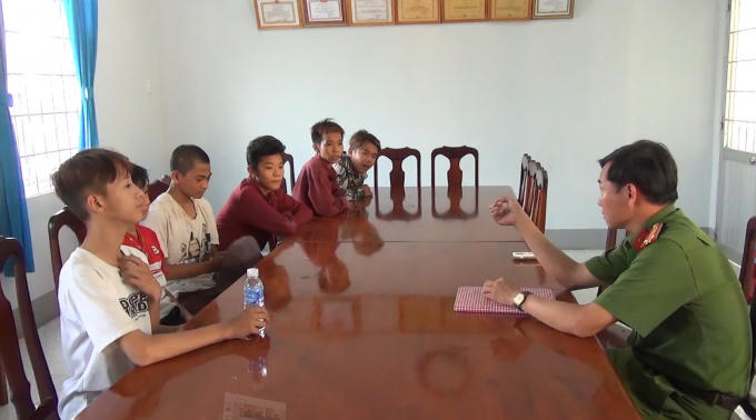 Các trộm "nhí" này đều từ 14 đến 17 tuổi.