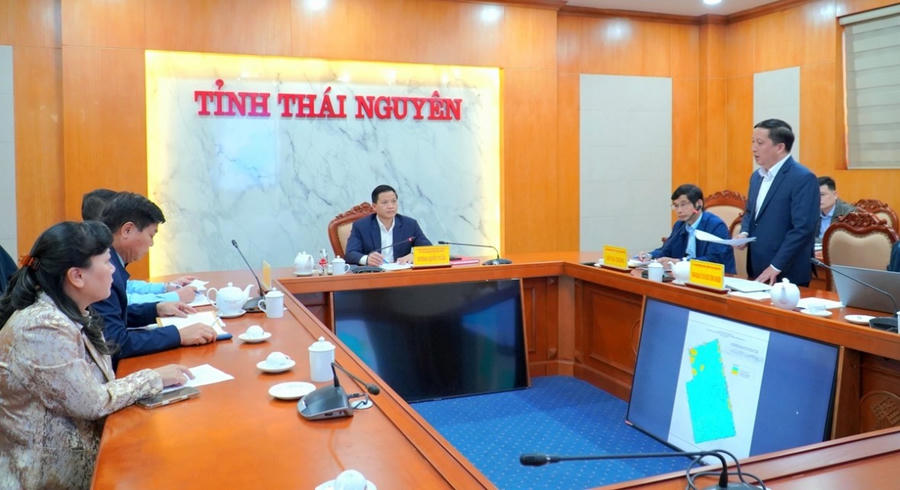 Toàn cảnh cuộc họp. (Ảnh: thainguyen.gov.vn)