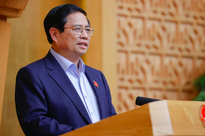 Thủ tướng Phạm Minh Chính phát biểu kết luận phiên họp (Ảnh: Đoàn Bắc).