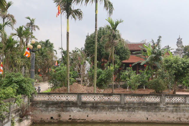 Chùa Bảo Khám, nơi xảy ra sự việc.
