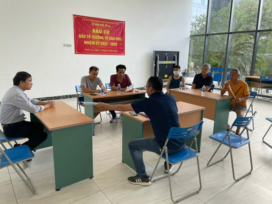 Nhà sinh hoạt cộng đồng của cư dân. (Ảnh: Cư dân cung cấp)