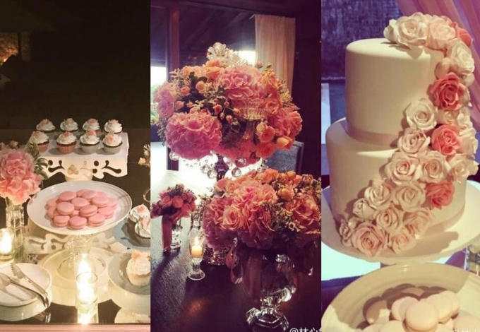 Lâm Tâm Như : Thực đơn buffet gồm món ăn phương Tây và Đông Nam Á với menu hơn 40 món. Ngày 2.8 họ tổ chức tiệc cưới ở Đài Loan gồm 30 mâm với chi phi khoảng 1,9 triệu NDT (6,5 tỉ đồng).