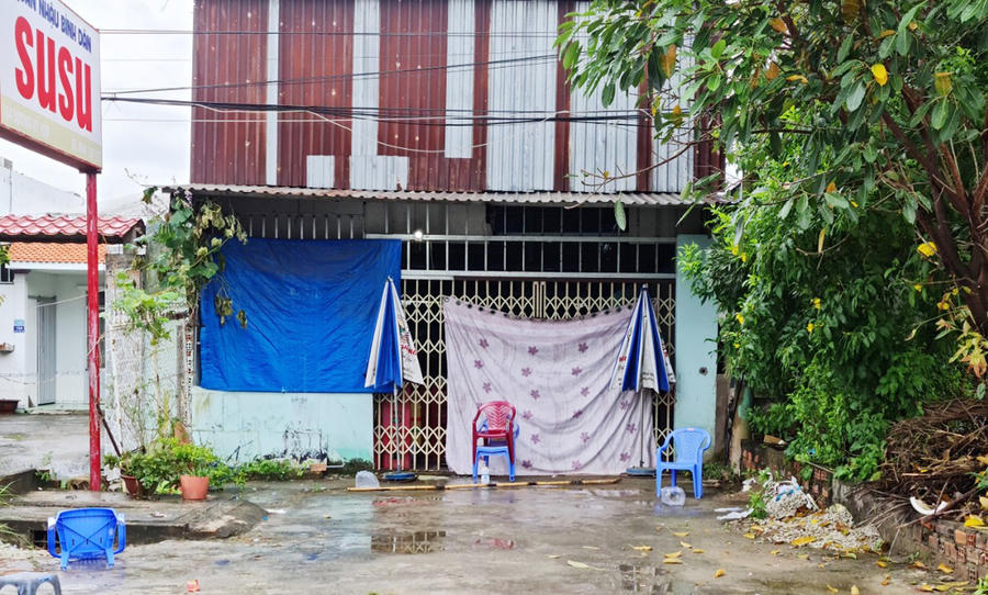 Hiện trường quán nhậu Su Su, nơi xảy ra án mạng