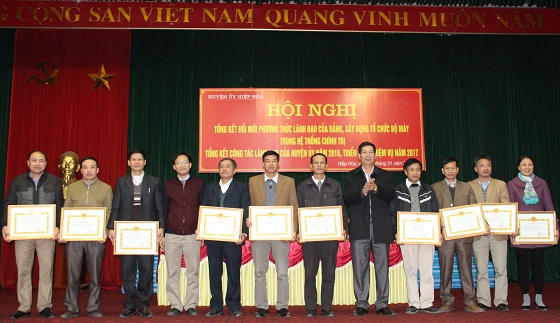 10 th&agrave;nh tựu nổi bật của huyện Hiệp H&ograve;a - Bắc Giang trong năm 2016