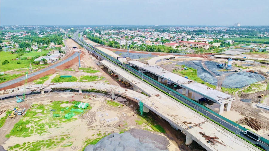 Nút giao cao tốc TP.HCM - Long Thành - Dầu Giây nối cầu Nhơn Trạch đi Đồng Nai và các vùng biển Vũng Tàu, Long Hải, Hồ Tràm