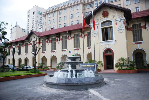 Trụ sở Bộ Thông tin và Truyền thông. Ảnh VOV