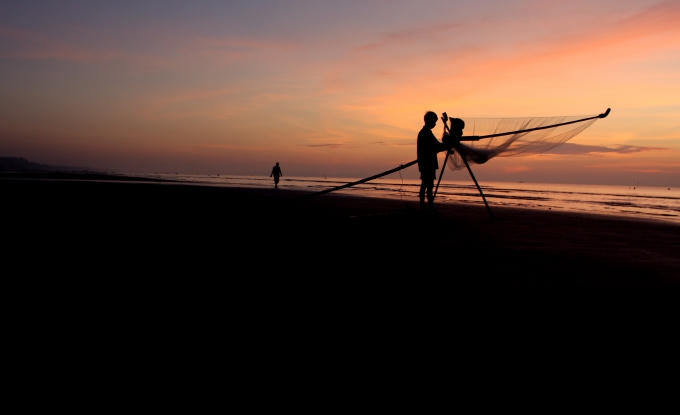 Bình minh trên biển Quảng Nham