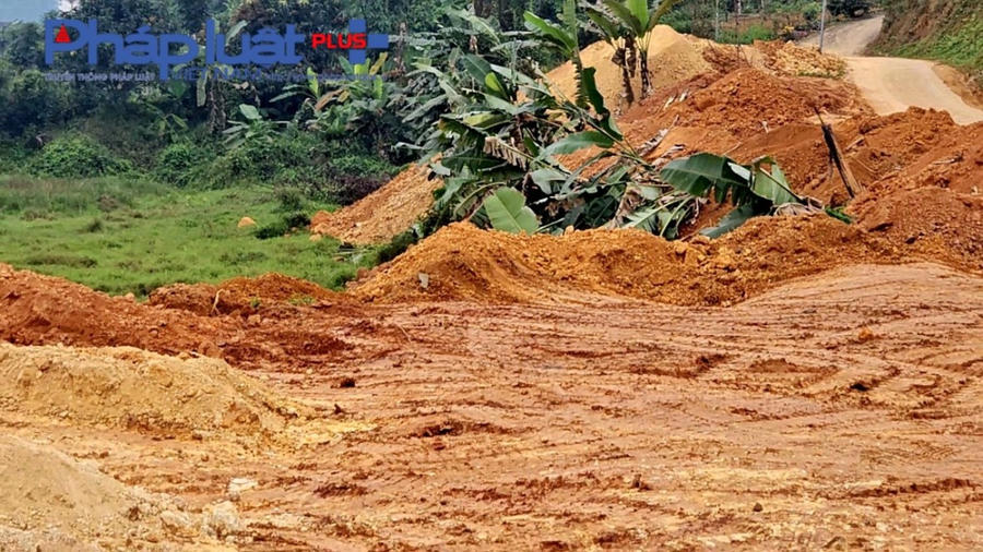 Vùi lấp cây cối, đất nông nghiệp một cách không thương tiếc.