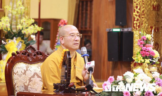 Buổi thuyết pháp của Đại đức Thích Trúc Thái Minh nhằm lý giải với phật tử một số vấn đề liên quan đến những thông tin báo chí đăng tải những ngày qua.