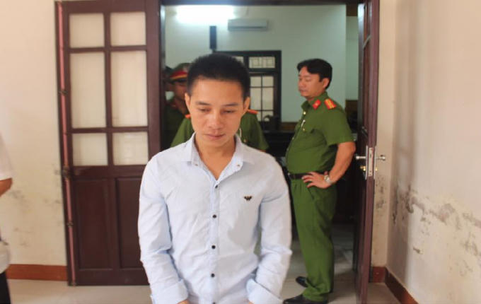 Bị cáo Trần Cao Dương tại phiên tòa sáng 18/8.