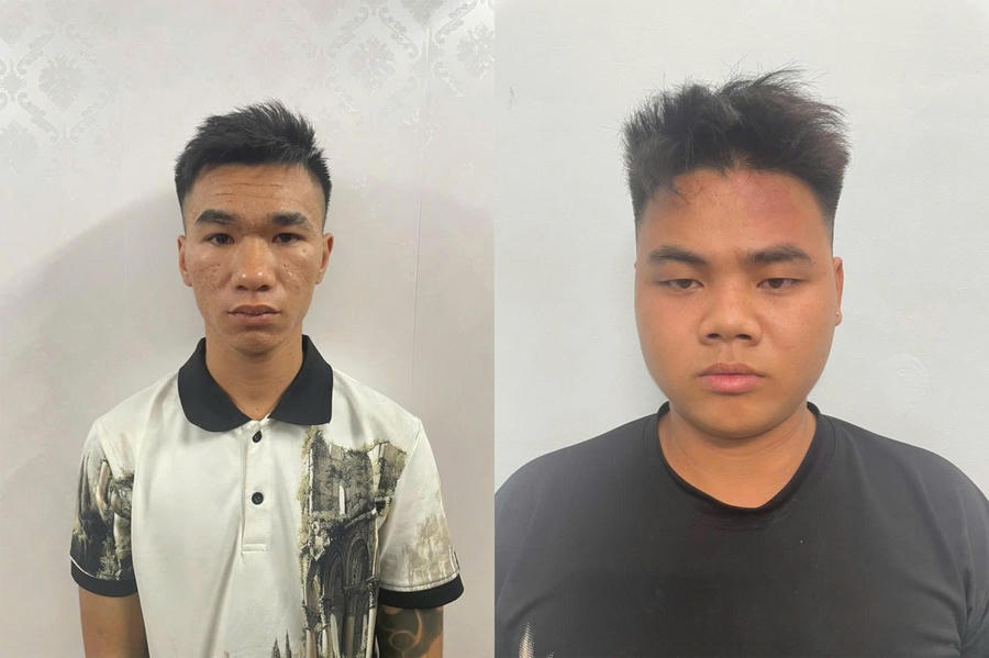 2 đối tượng Phạm Đức Nghĩa và Vũ Mạnh Trường.