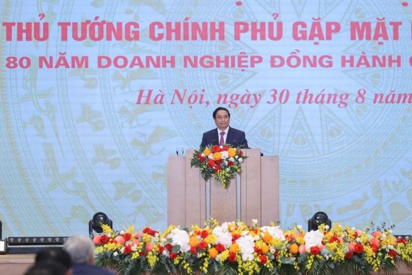 Theo Thủ tướng, cộng đồng doanh nghiệp luôn theo Đảng đồng hành cùng dân tộc