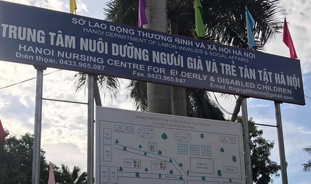 Trung tâm nuôi dưỡng người già và trẻ tàn tật Hà Nội (địa chỉ tại xã Thuỵ An, huyện Ba Vì) (Ảnh: CTV).